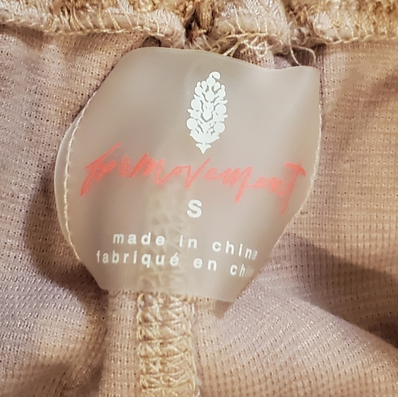 F.P. Movement Jogger Pant, Friday Love, Rose, Tapered Leg, Small, NWOT - Picture 5 of 12